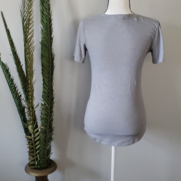 Victoria's Secret gray v-neck tee - Picture 2 of 4